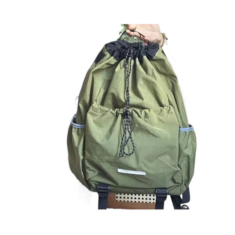 Lightweight Large Capacity Badminton & Tennis Racket Backpack for Men and Women, Double Shoulder Drawstring School Bag for Sports Travel