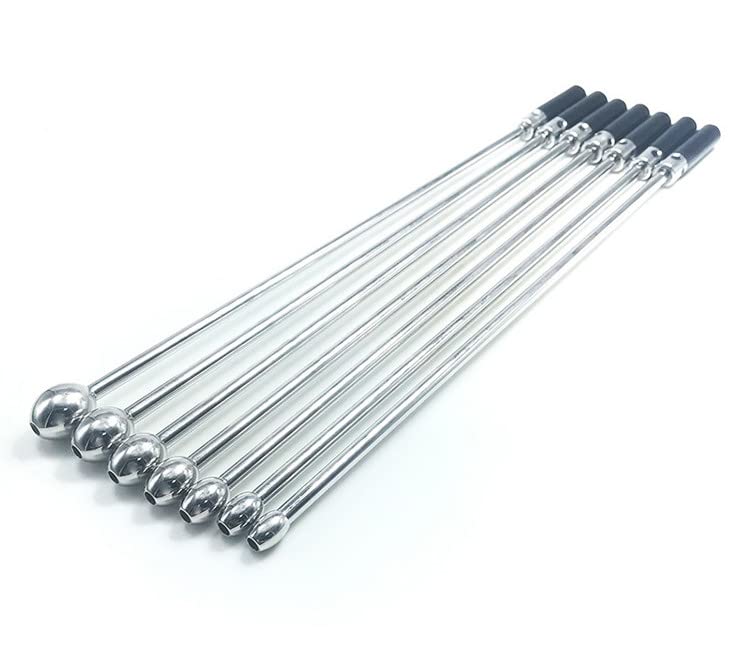 Penisplugg Penetrering Kukplugg Metall Kateter Uretralplugg Rustfritt stål for Menn Hul Uretral Dilatasjon Uretral Tortur Penisplugg Uretral