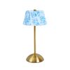 Metal Base Pleated Desk Lamp Fabric Shade Dimmable Touch Bedside Lamp USB Charging 3 Color Lights LED Night Light Bedroom