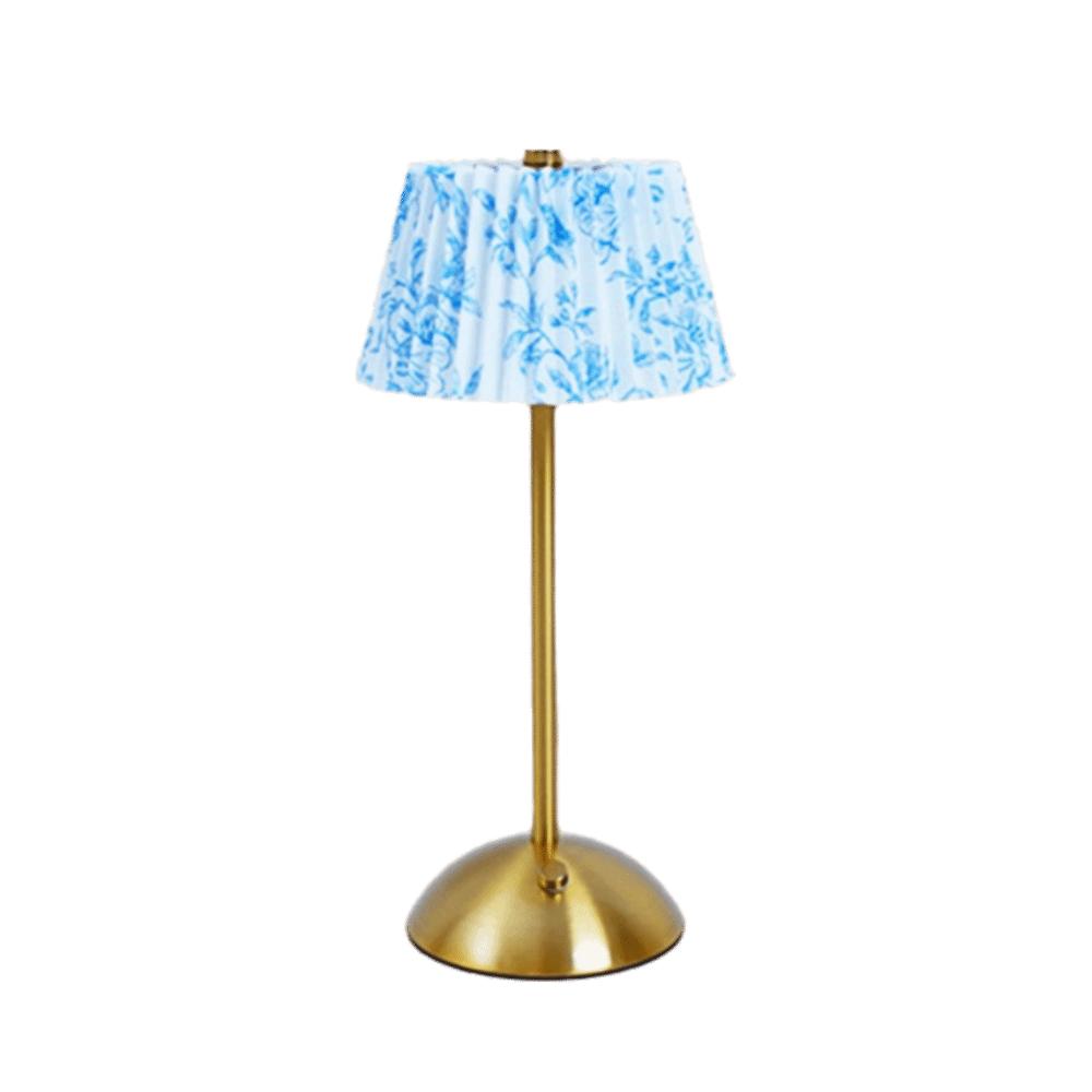 Metal Base Pleated Desk Lamp Fabric Shade Dimmable Touch Bedside Lamp USB Charging 3 Color Lights LED Night Light Bedroom