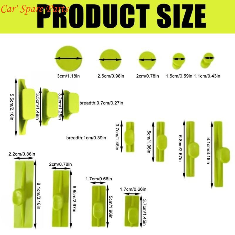Y4UA Glues Tabs Dent Lifter Tool Dent Puller Removal Tool For Car Body Dent Repair