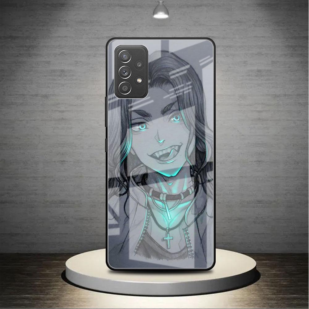 Glass Case For Samsung Galaxy A52 A71 A50 A51 A70 A21s A31 A72 A10 A12 A30 A22 5G Phone Cover  Japanese Anime Tokyo Revengers