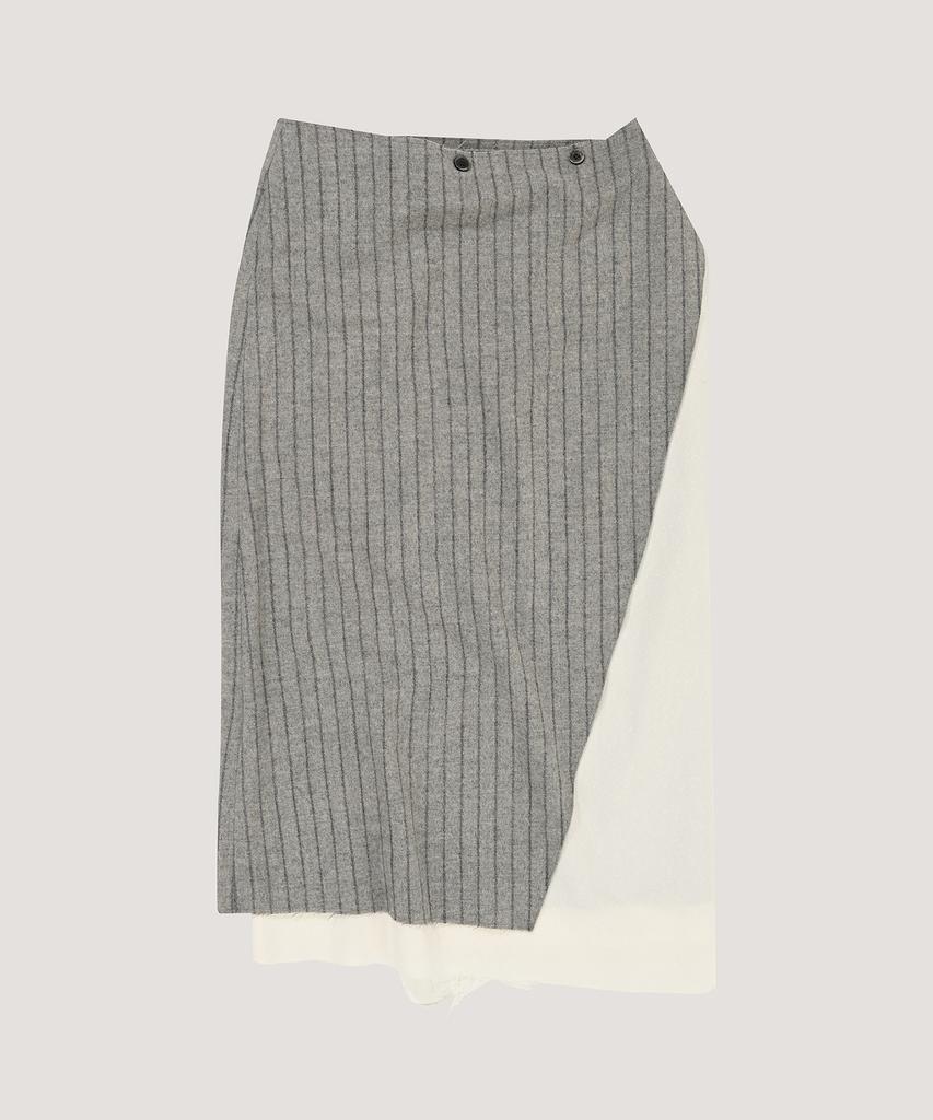 Beleuso Bicolor Wrap Skirt