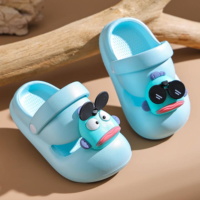 

Children s Clogs for Boys and Girls, New Summer Non-Slip Outdoor Shoes for Toddlers and Infants, Closed-Toe Baby Beach Sandals 150Code（Inner Length14C синий