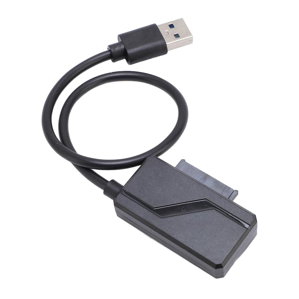 Serial ATA to USB Adapter Cable Efficient Transfer High Stability Serial ATA II Interface for Laptop Optical Drive
