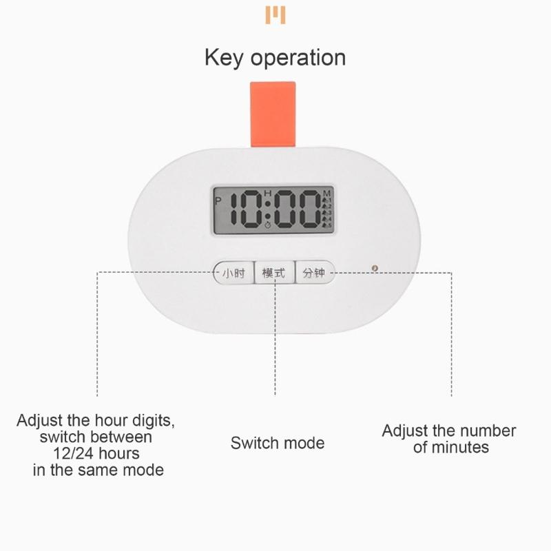Travel for Pill for Case Medicine Box Mini Portable Reminder Drug Box for Pill Box for W/ Timer Pillbox Medication Organ