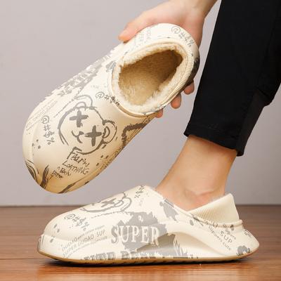 Coppia invernale più velluto caldo cotone scarpe scarpe pigre moda casual più pantofole di cotone 35-45