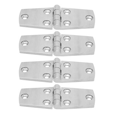 4pcs Marine Door Hinge 102 X 38mm Rustproof Stainless Steel Boat Hatch Hinge for Yachets