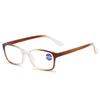 IN Trend Purple Gradient Reading Glasses For Women Presbyopia Eyeglasses Men Anti-Blue Light HyperopiaOptical Eyewear Diopters +1.0 +4.0