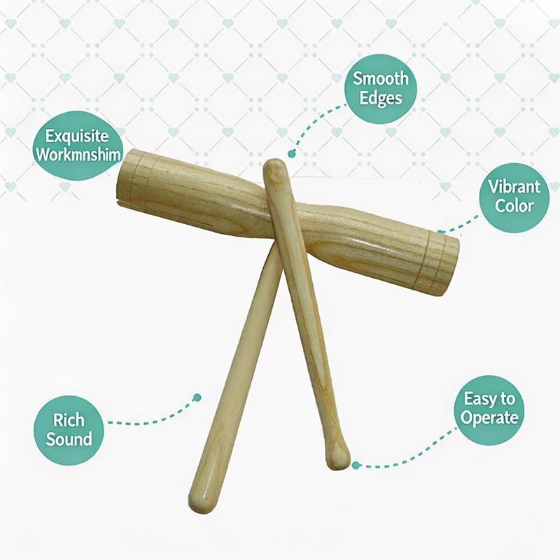 Children Musical Instruments Toys Wooden Percussion Instruments Preschool Educational Music Toy