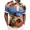 Men's Slim Fit Short Sleeve Half-Zip Polo, Casual Daily Wear