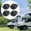 4x RV Trailer Jack Pads Universal Heavy Duty Leveller Wheel Foot Leg Support