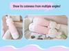 Cute Soft Rabbit Hug Pillow – Long Plush Cushion & Doll for Girls