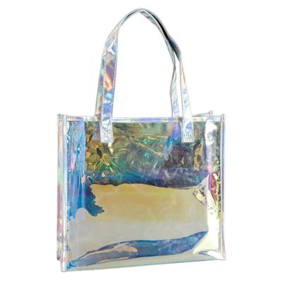 Nestkanina Clear Tote Bag, Eco-Friendly PVC, Lightweight, Waterproof, Multi-Purpose, Stain-Resistant, Rain-Resistant, Perfect for Sports, the Beach,