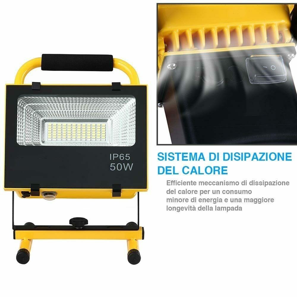 Potente lampada da lavoro a LED COB Lampada da meccanico per garage per auto Torcia ricaricabile USB Torcia magnetica Spia di emergenza  39