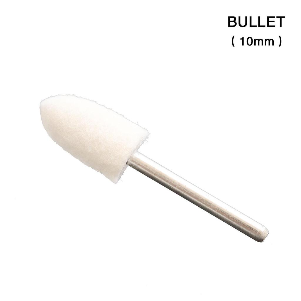 Compress Wool Polishing Wheels Wool Felt Grinding Bits Buffing Tips  for Dremel Rotary Tool