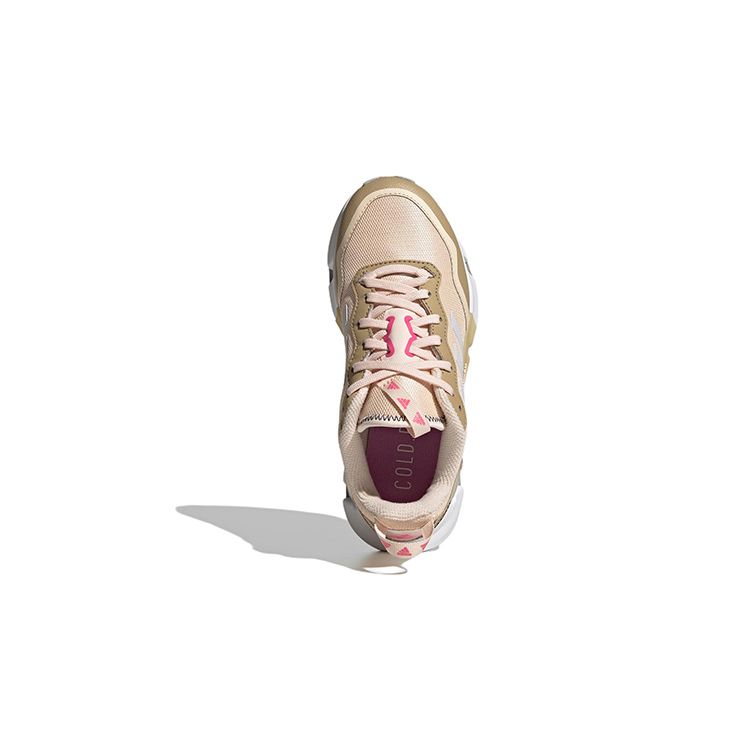 Adidas Climawarm 1.0 Comfortable Versatile Non-Slip Durable Low-Top Running Shoes Kids Sneakers Beige Gold GX9770