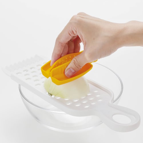 Kai Vegetable Slicer/Grater with Finger Guard for a Secure Grip, DH8044, Made In Japan, KAI KITCHEN
