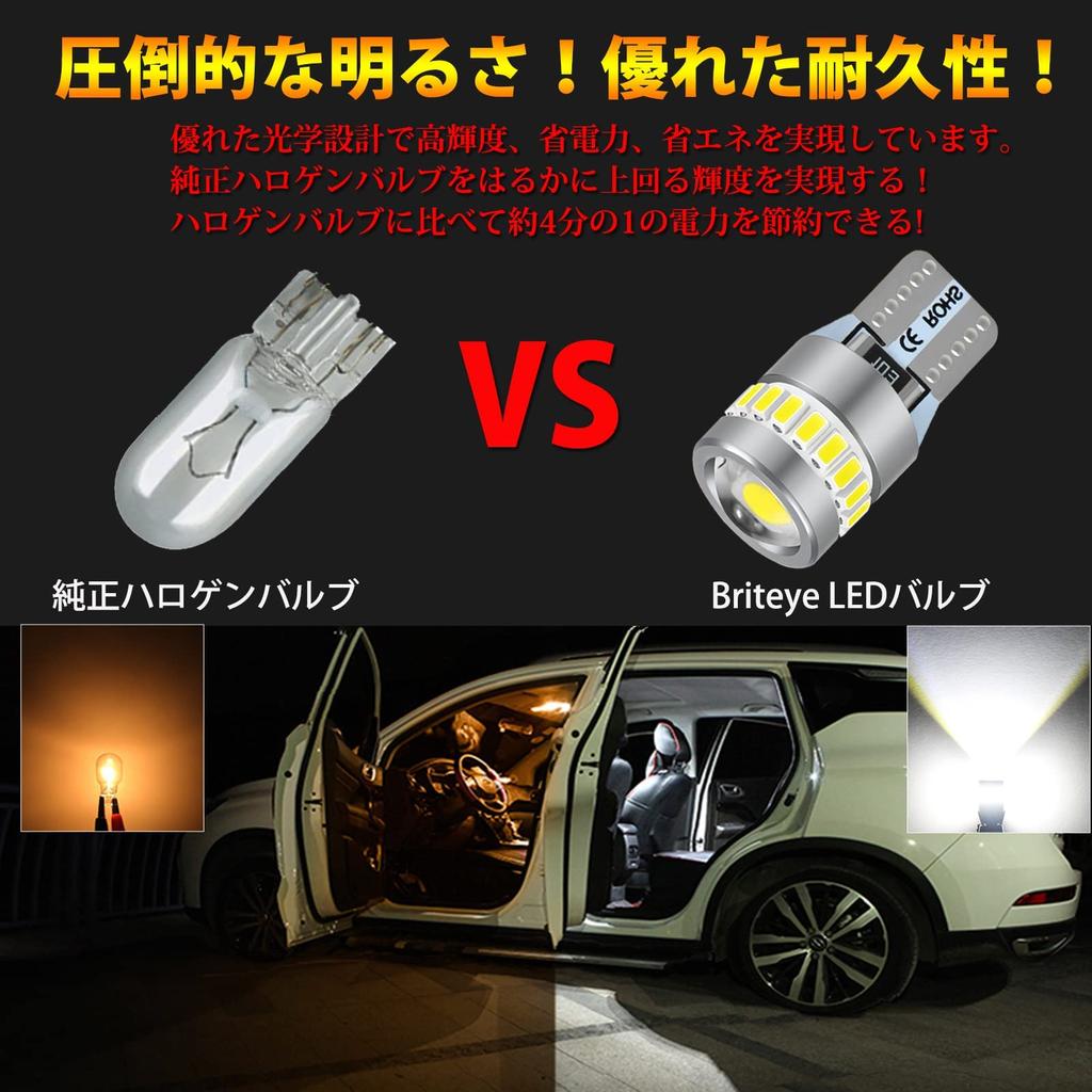 Briteye T10 LED Position Lamp, Explosive Light, White, Built-in Super