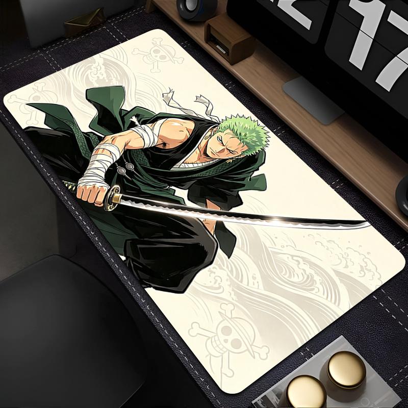 New Anime Mouse Pads Computer Accessories Speed Mousepad Designed Specifically Xxl Gaming Keyboard Mat One Piece Zoro Mouse Mat