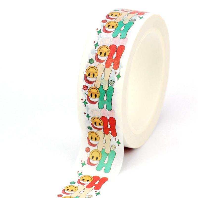 2023 NEW 1PC 10M Deco Winter and Christmas Gingerbread House Candle Dachshund Washi Tape for  Journaling Masking Tape Stationery