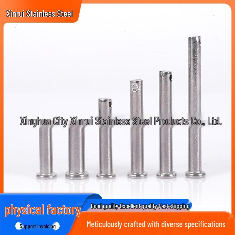 Stainless Steel Perforated Positioning Axle Pin with Head and Hole