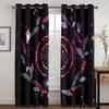 Dreamcatcher Printed Woven Curtains Two Independent Curtains on The Left and Right Blackout Curtains for Bedrooms