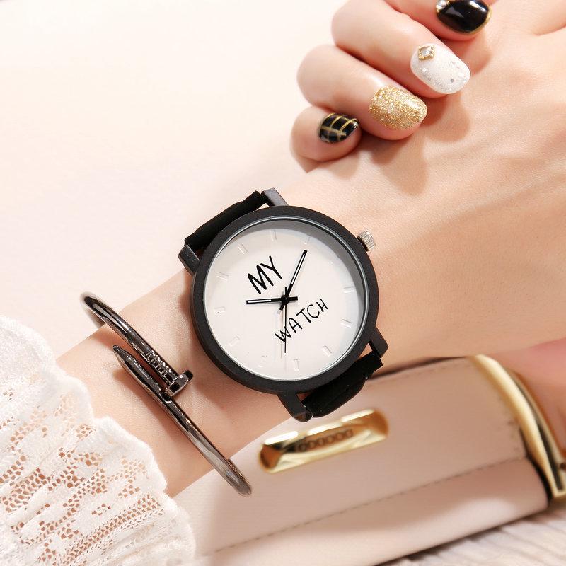 

Harajuku Style Couple Student Watch Fashion Trend Simple Watch Girls Casual Style Quartz Watch Men