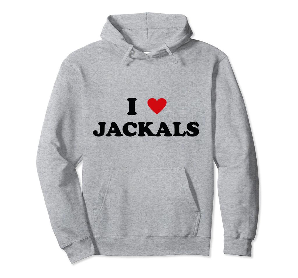 I Heart Dad Mama - Funny I Love Jackal Hoodie