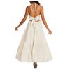Women's V,Neck Relaxed,Fit Backless Resort Dress