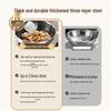 maxcook 316L Stainless Steel Non-stick Wok