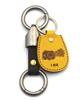 [NONINA] Keychain Key Chain Genuine Leather Italian Leather Snap Ring