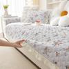All Season Anti-Slip Cotton Universal Sofa Mat Living Room Washed Cotton Flower Printed Couch  Slipcover Sofa Cushion Armrests