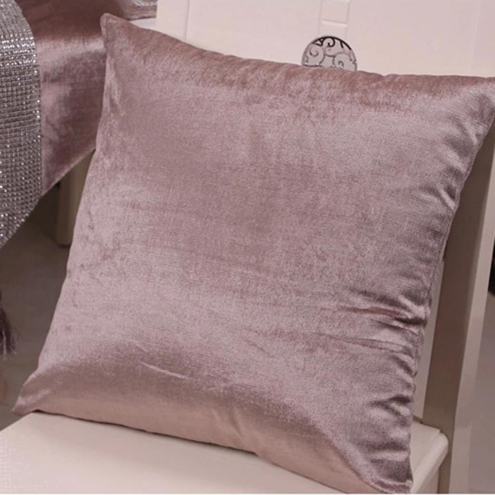 Stylish Graceful Velvet Throw Pillow with Diamond Chain Soft Sofa Cushion Decoration Modern Pillowcase
