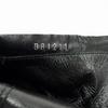 Great LOUIS VUITTON Short Boots Black Suede Leather Women 36.5 Used