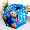 Eeyore'S Warm Hug Folding Umbrella Umbrella Portable Printing Gift Outdoor