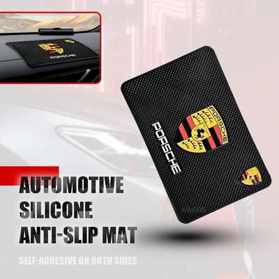 Car Interior Dashboard Silicone Anti-skid Pad Decoratio For 911 718 Taycan Panamera Cayenne Macan Boxster Cayman Pajun