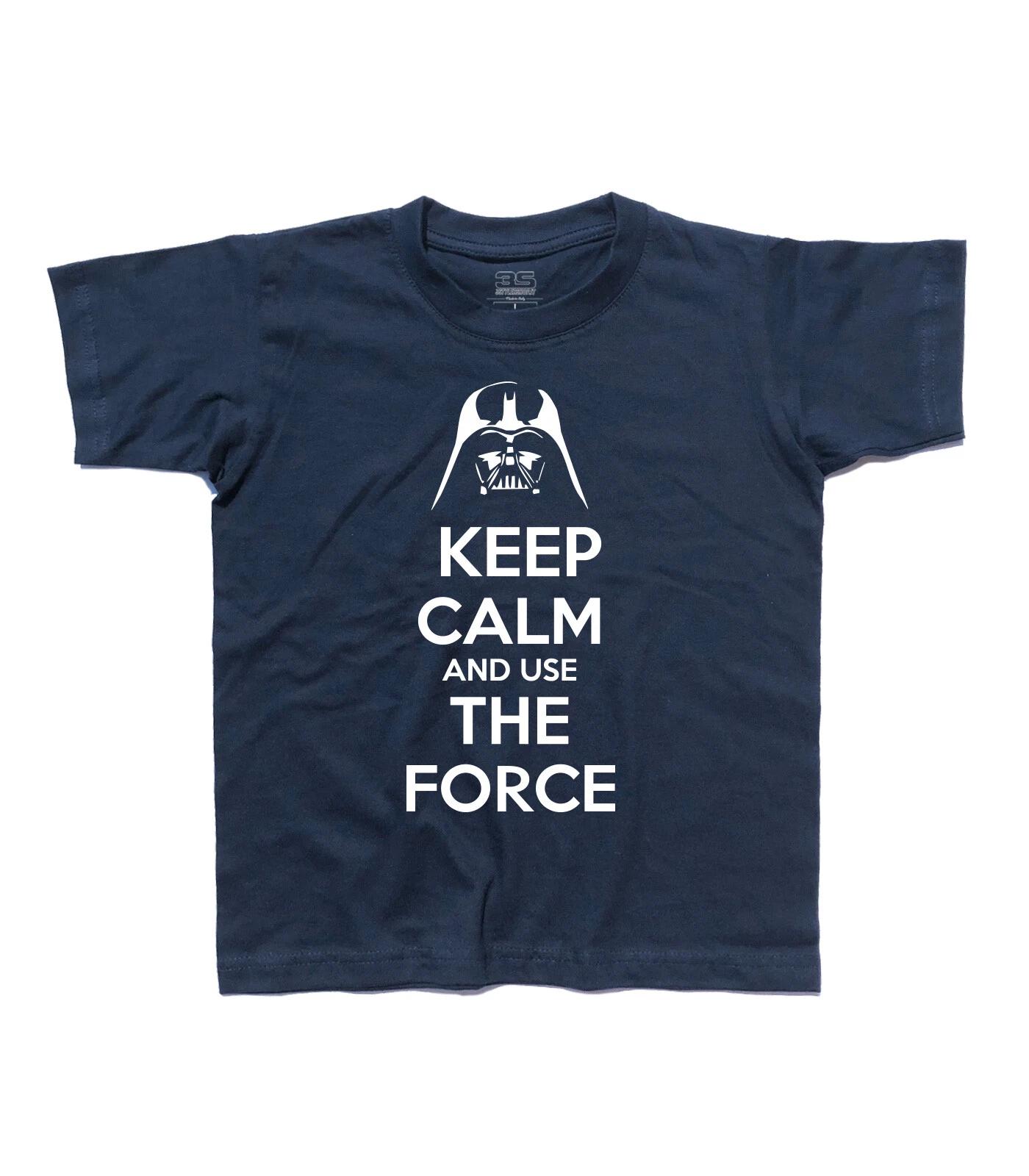 Keep Calm and use the Force Kids T-Shirt - Fener- 160