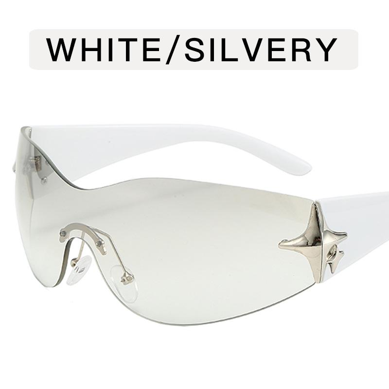 

Fashion Stylish Sunglasses Women Punk Y2K Windproof UV Protection Women s Sun Glasses European American Men s Glasses