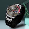Watch Three-Piece Men'S Accessories Watch Ring Necklace Bracelet Men'S Quartz Watch