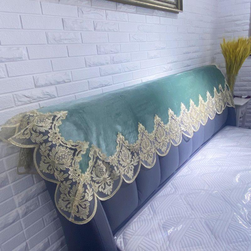 

Минималистичная тканевая прикроватная накидка Ткань для пыли Накидка Ткань Прикроватная накидка Пылезащитная накидка Прикроватное заднее полотенце Чехол для спинки Полотенце Velvet Green 70*70cm (bedside table)