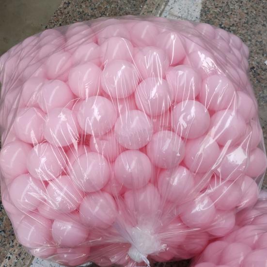 100Pcs/Set Colorful Pit Ball 3 Colors Thickened PE Crush Proof BPA Phthalate Free Safe Indoor Outdoor Baby Toddler Kids Round Ocean Ball Pool Toy Kit