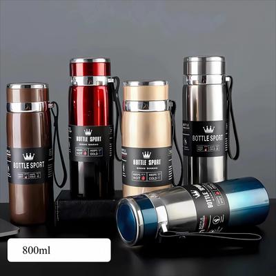 1Pc Thermal Water Bottle Keep Cold and Hot Water Bottle Thermos for Water Tea Coffee Vacuum Flasks Stainless Steel Thermos Bottle