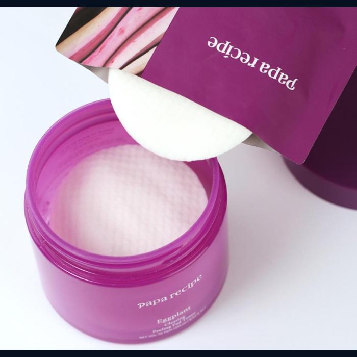 papa recipe Eggplant Clearing Peeling Pad Toner