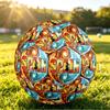 Spain Football Printed Size 5 Soccer Ball Wear Resistant Standard Adult Training Football Fan Gift for Indoor Outdoor Match Sports
