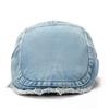 Retro Denim Schirmmütze Frühling Herbst Schiebermütze für Männer Frauen Baskenmütze