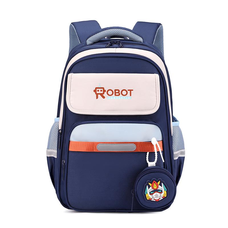 

New Elementary School Children s Backpack, Water-resistant and Spine Protecting Backpack небо синє кольору