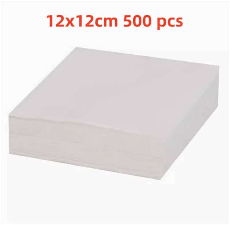 500 buc suqare rotund alb chifle de bambus pentru aburi Căptușeală din hârtie Covoraș antiaderent pentru cuptor Hârtie pentru grătar pentru grătar Hârtie de copt pentru hamburger