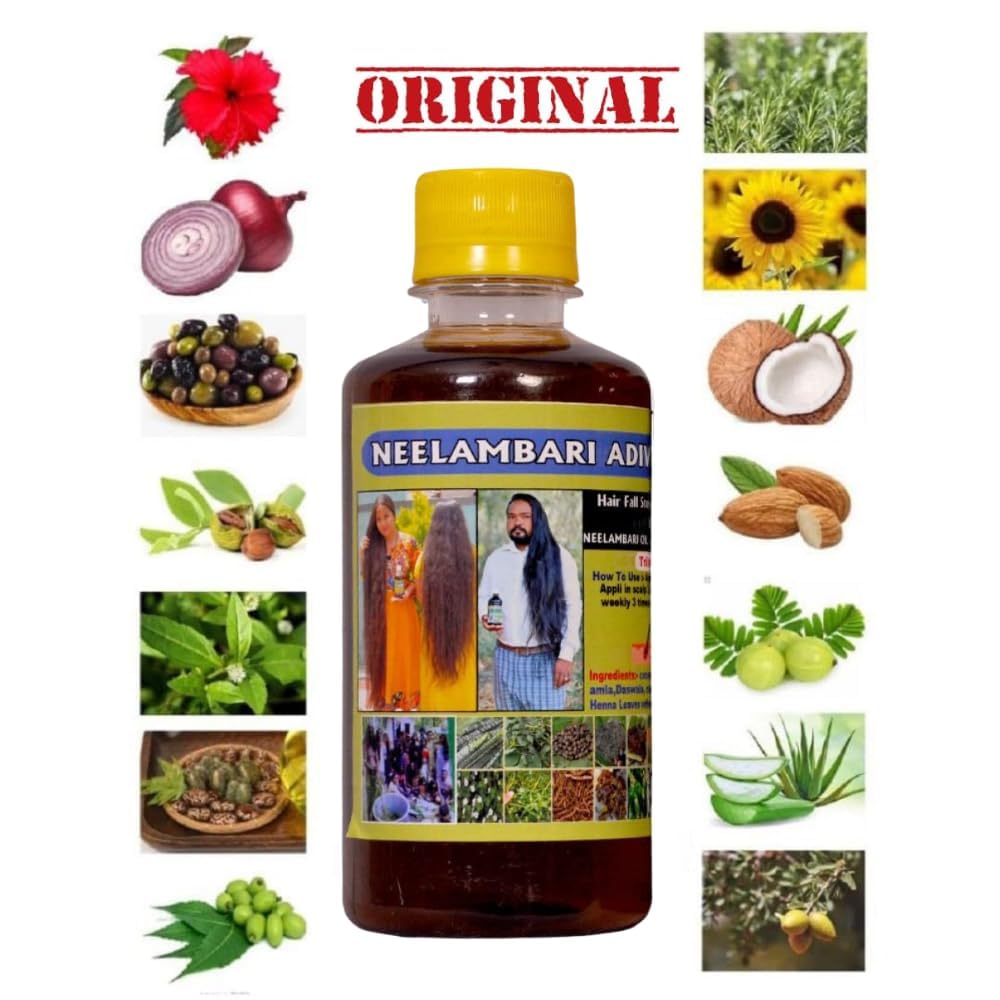 ADIVASI HERBAL Adivasi Neelambari Herbal Hair Growth Oil 250 ML | Hair Fall Control | Dandruff Treatment | 100% Ayurvedic Herbs Hair Care Oil
