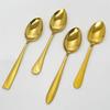 Maidekai 316L Stainless Steel Gold Spoon Set (10-Pack)